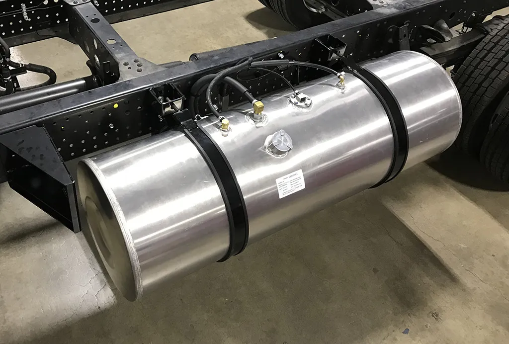 side mounted fuel tank