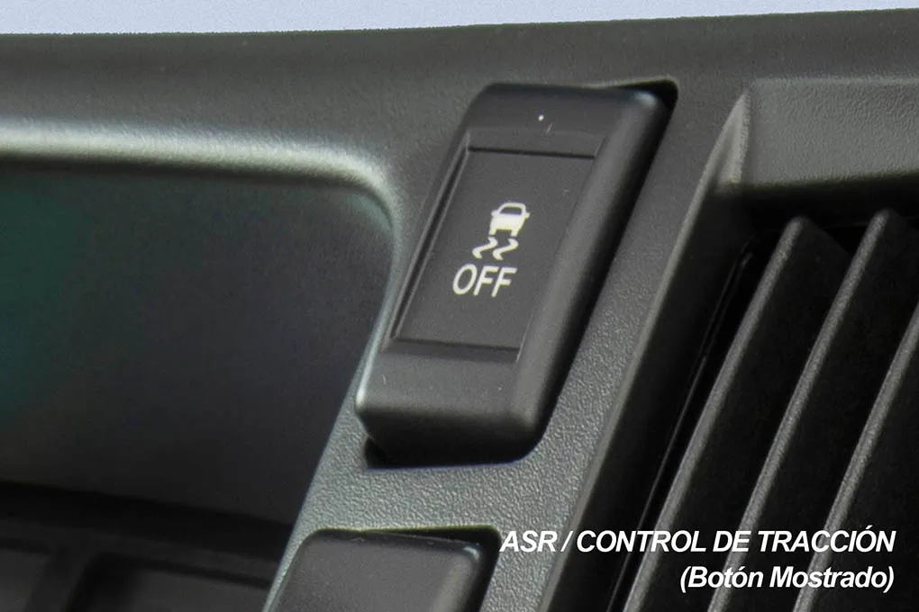 CONTROL ELECTRÓNICO DE ESTABILIDAD (ESC) CON REGLAMENTACIÓN ANTIDESLIZANTE (ASR)